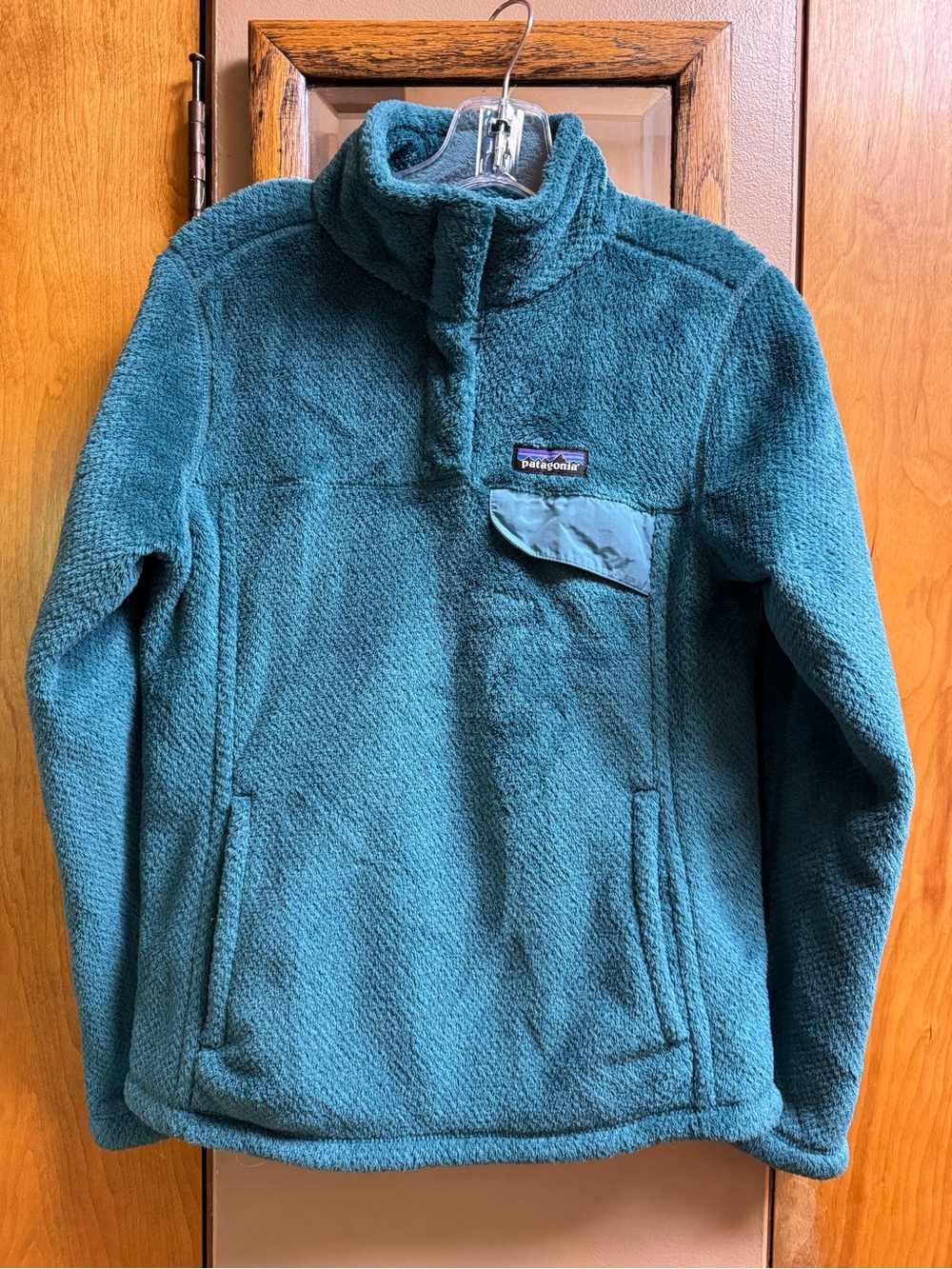 Patagonia Teal Fleece Jacket (small)